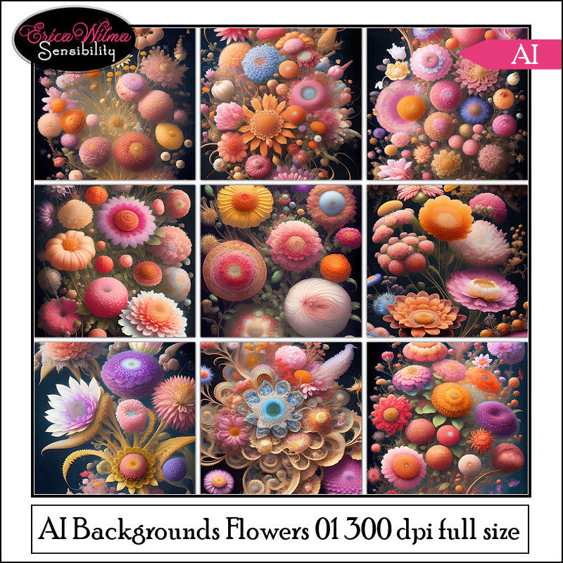 (image for) EW AI Background Flowers 01 2023